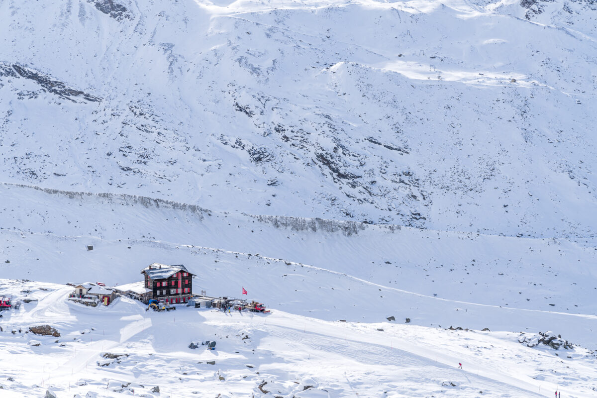 Fluhalp Zermatt Winter