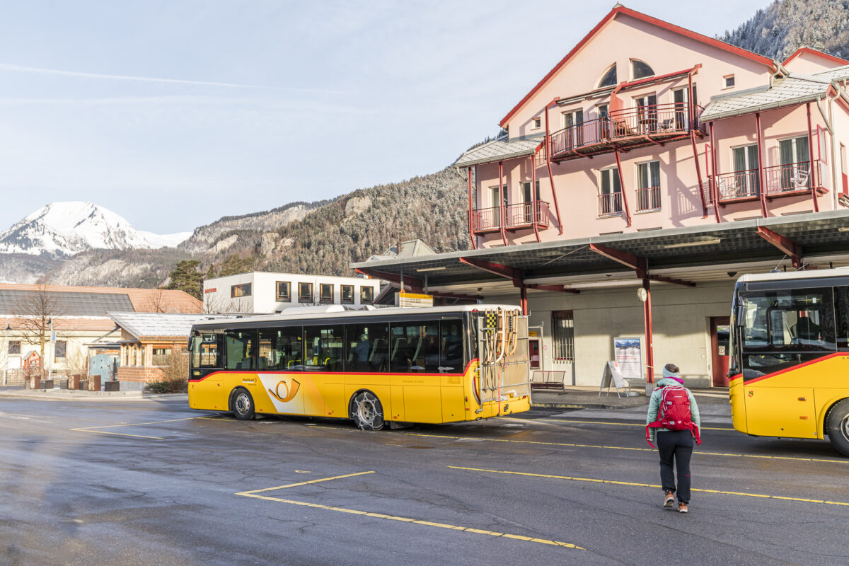 Meiringen Toboggan Bus Schwarzwaldalp