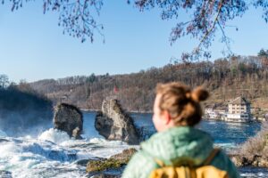 Blick auf Rheinfall
