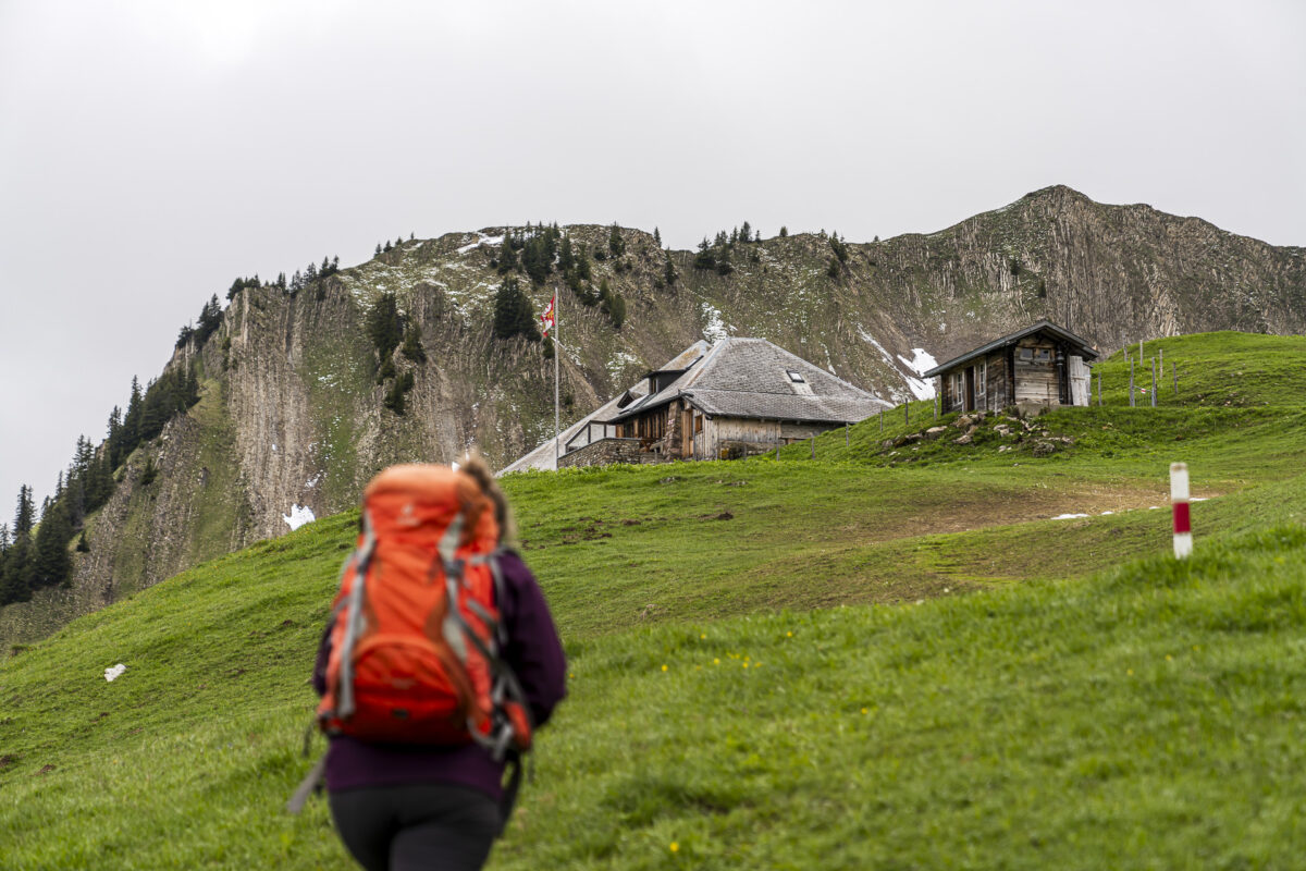 Ascent to Grubenberghütte