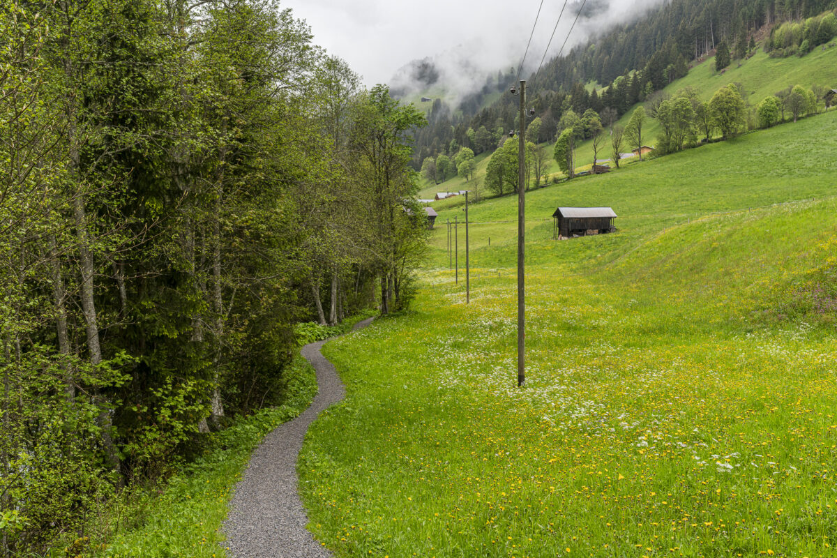 Hiking trails in the Turbach Valley