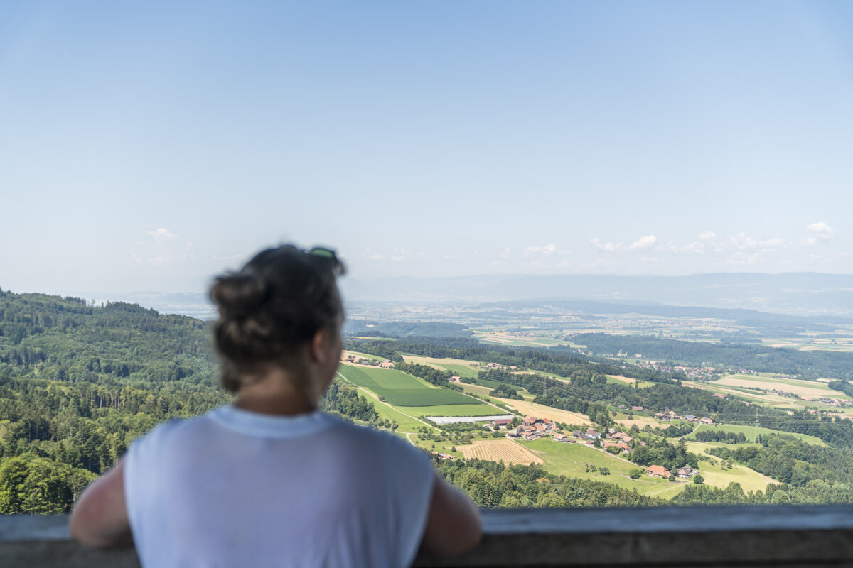 Enjoying the view from Chutzenturm