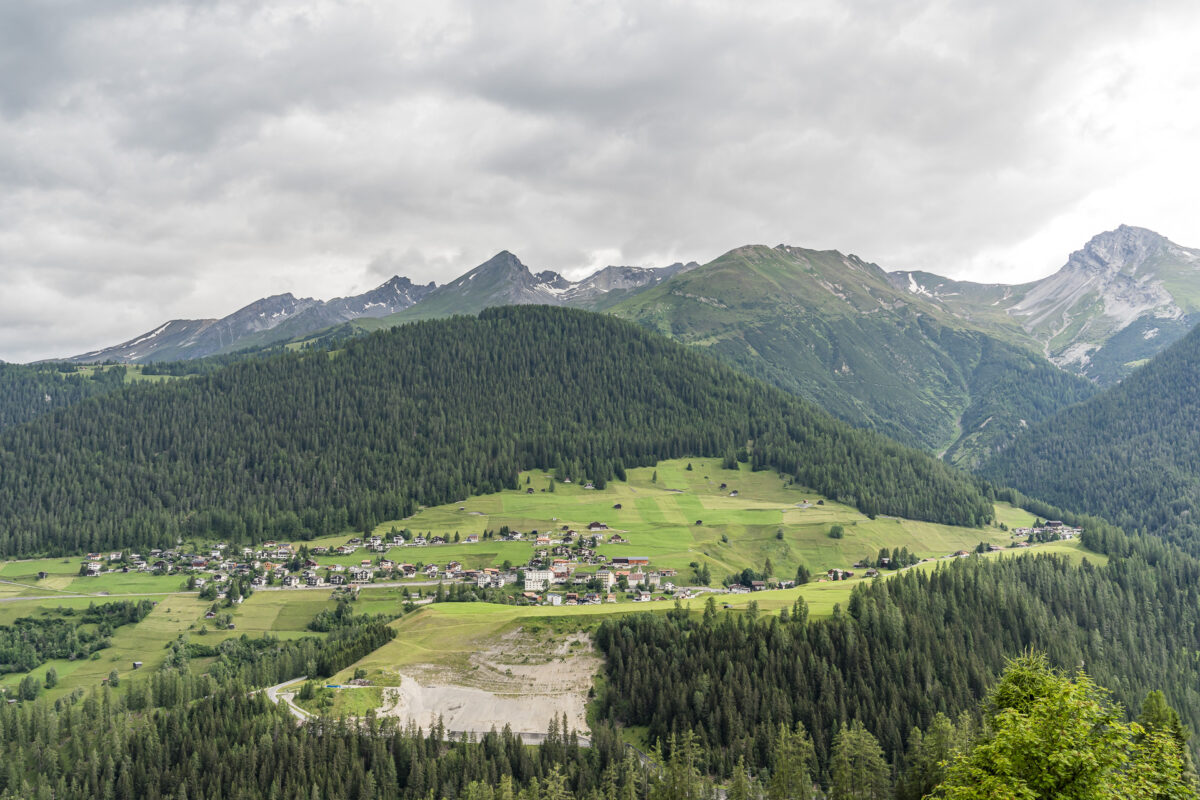 View of Davos Wiesen