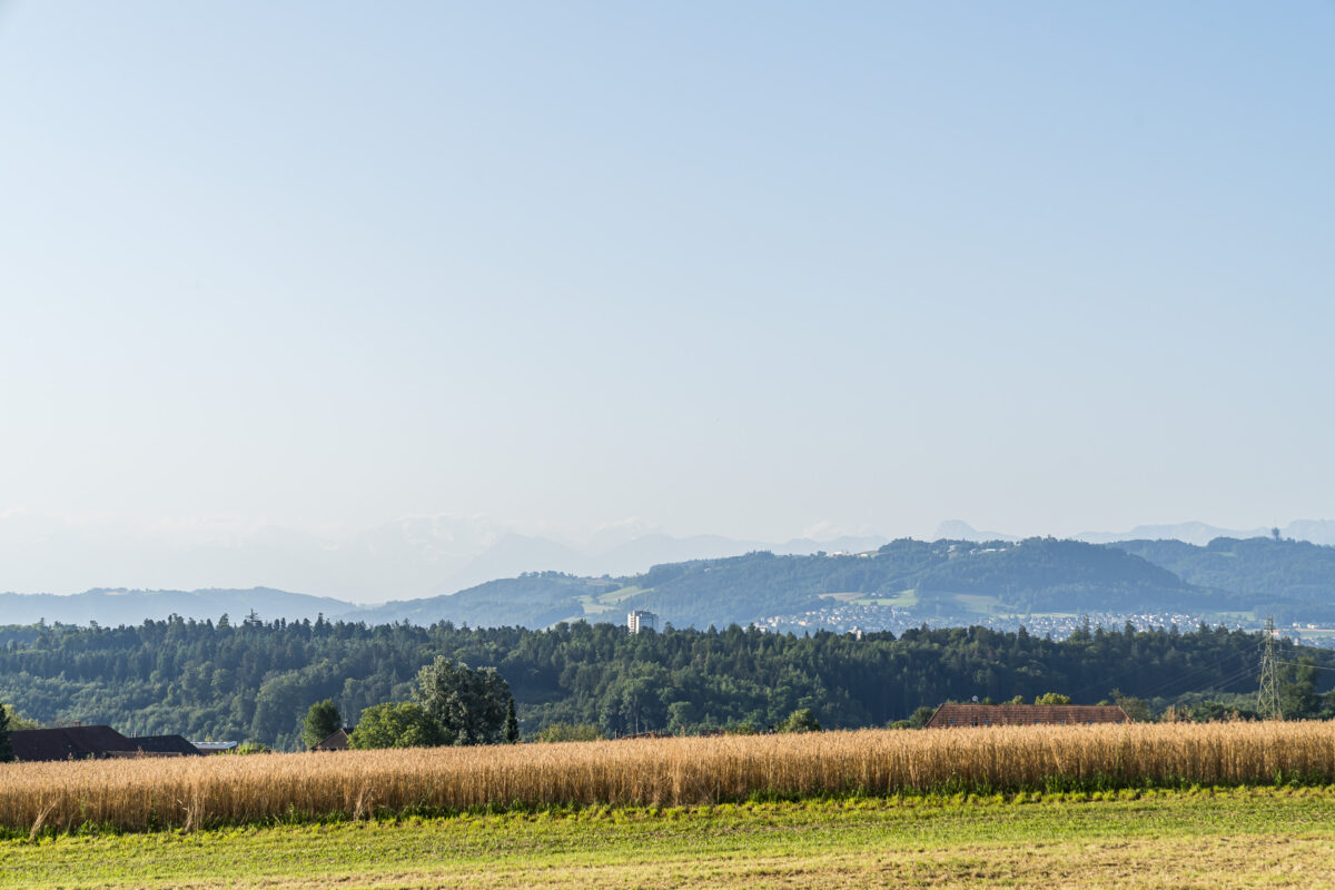 View from Herrenschwanden to Bern