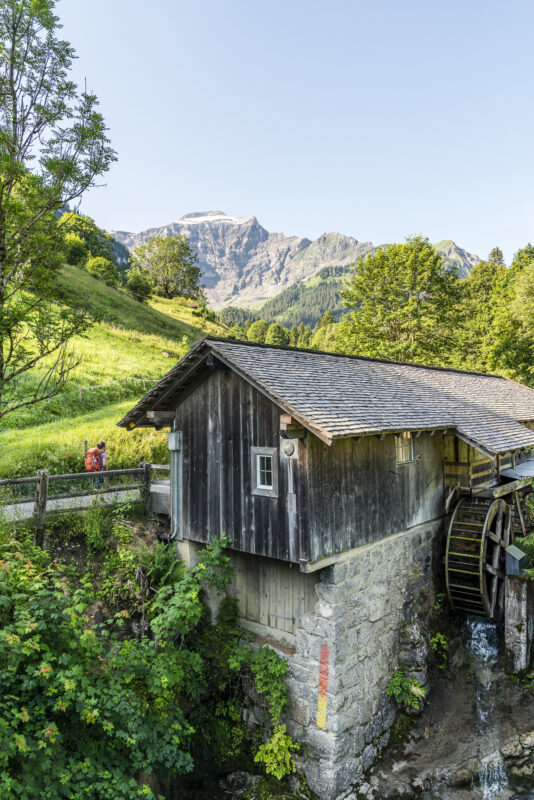 Old mill in Saxeten