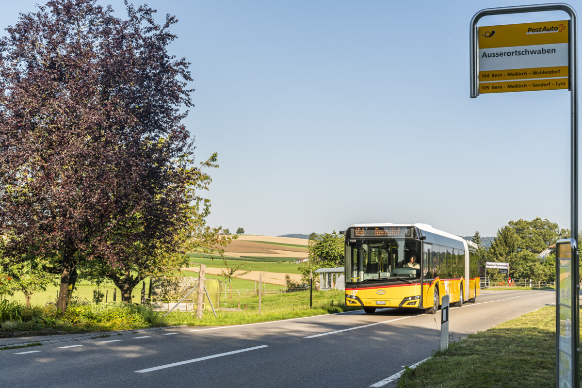 Postauto stop Ausserortsschwaben