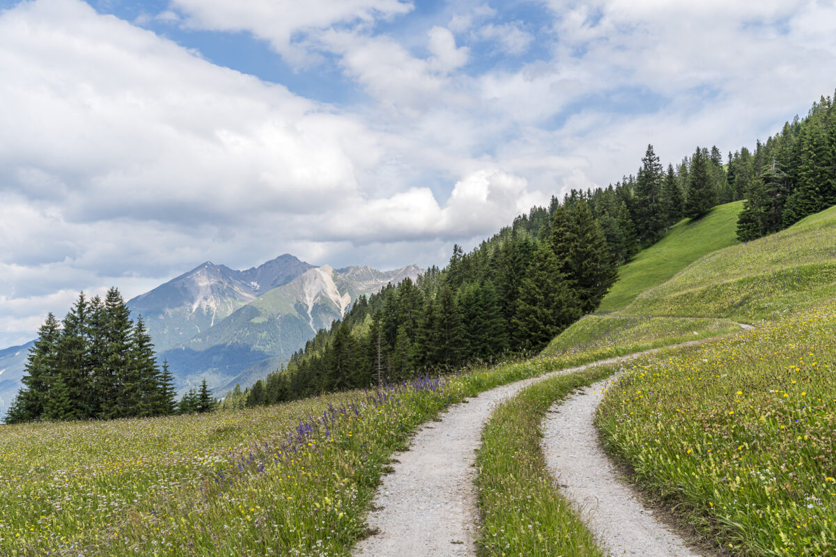 Alpine paths near Stuls