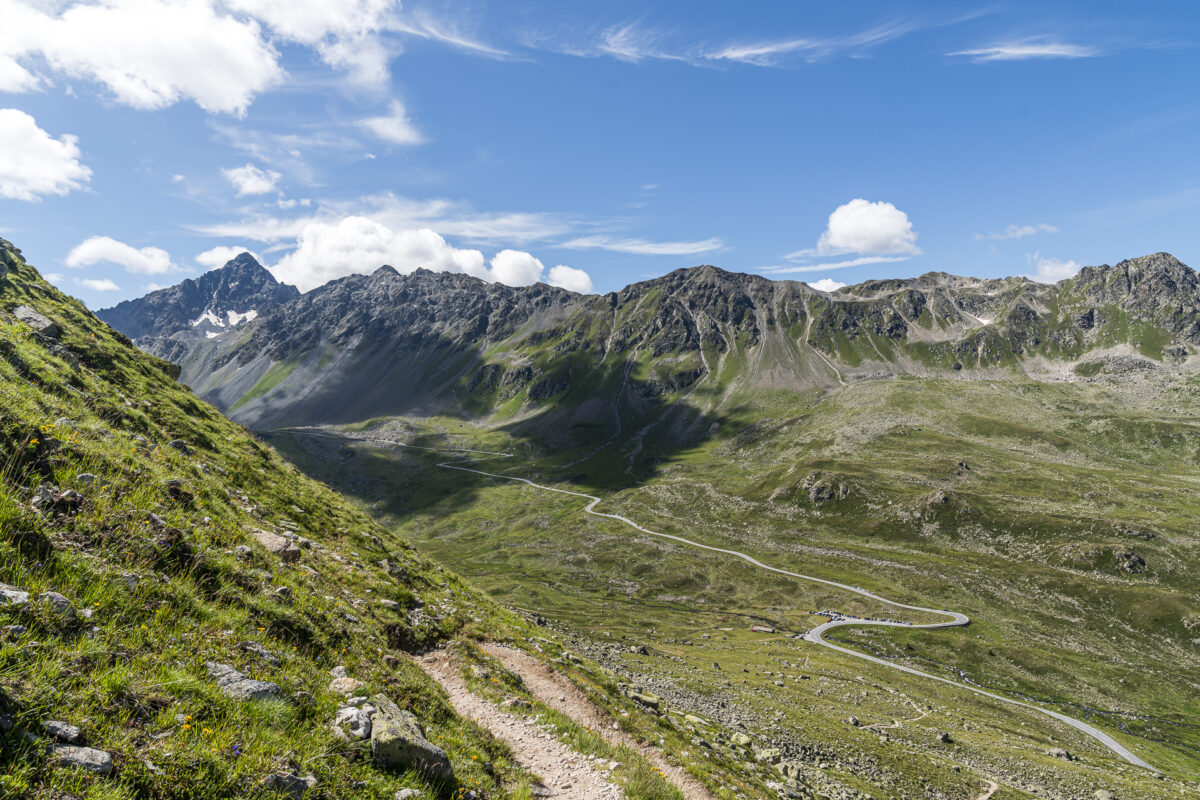 View of Flüela Pass