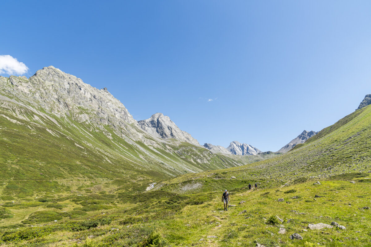 Hiking in the Vereina area