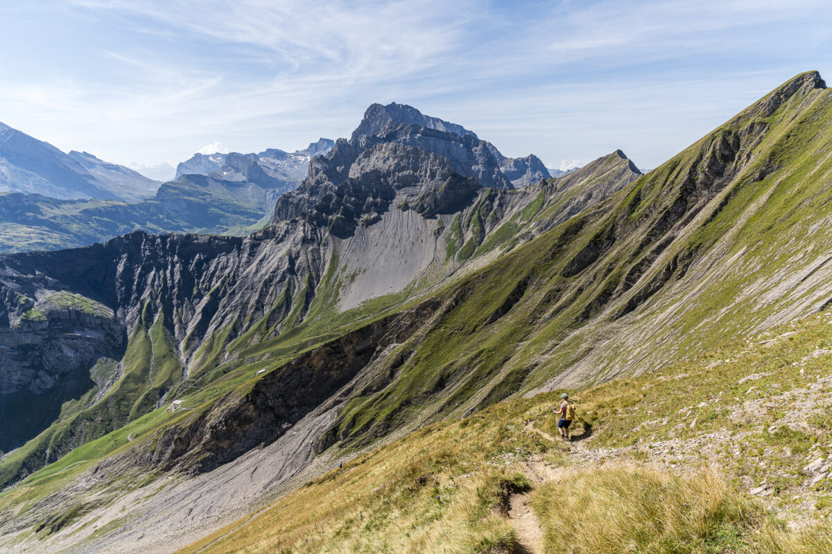 Bergpanorama auf der Allmenalp bei Kandersteg