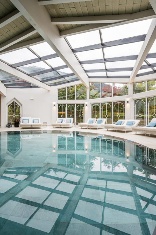 Indoor Pool at Das Paradies