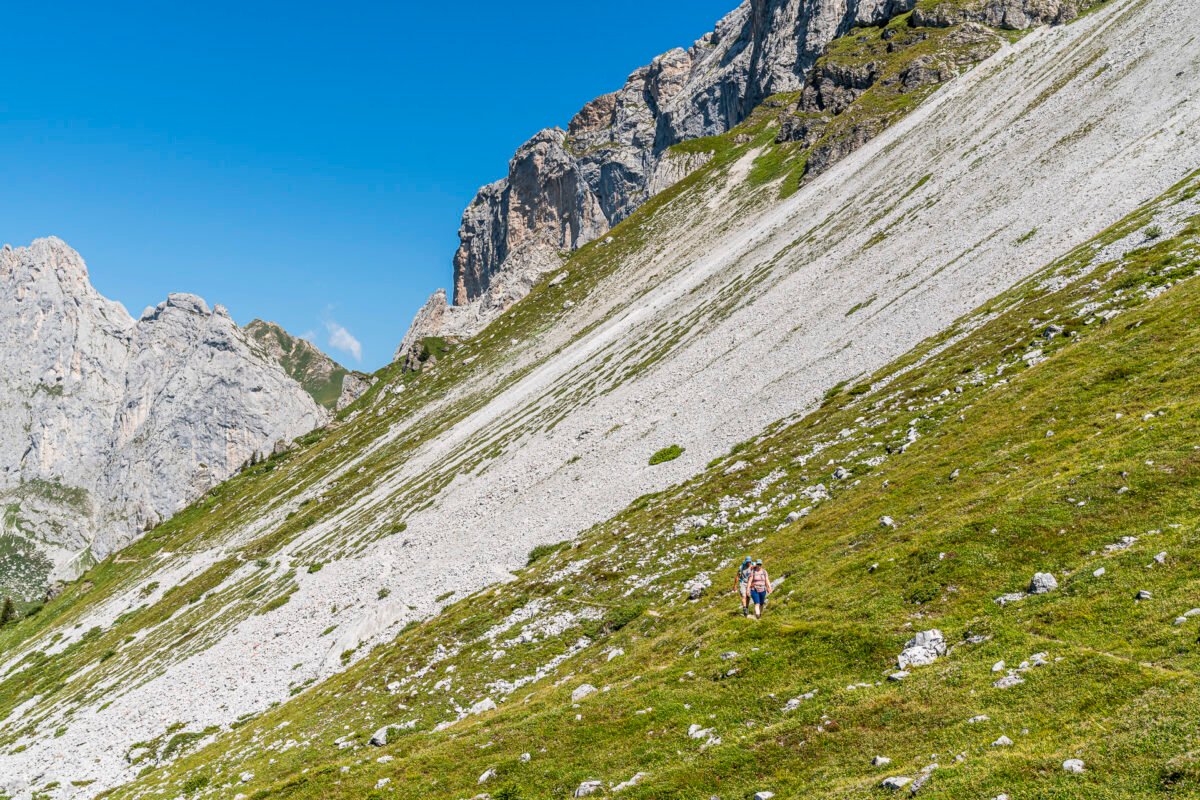 Hiking on the Prättigau High Trail
