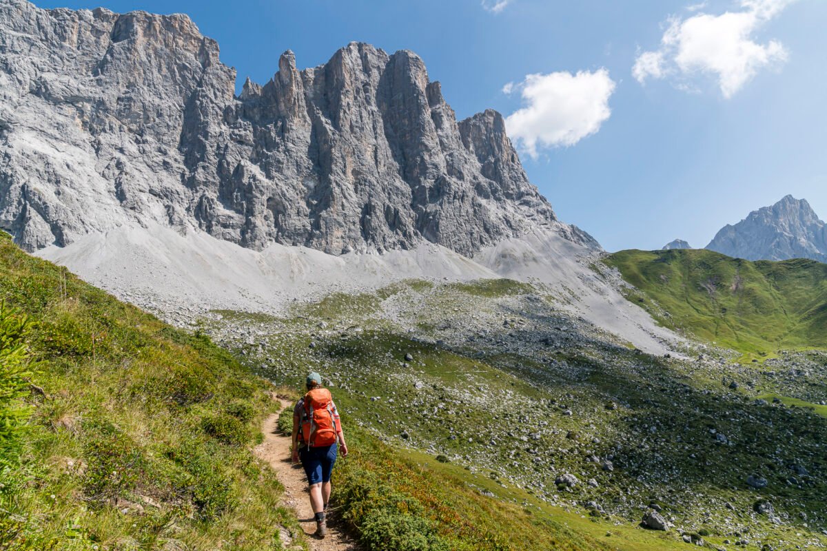 Mountain panorama Dri Türm Drusenfluh