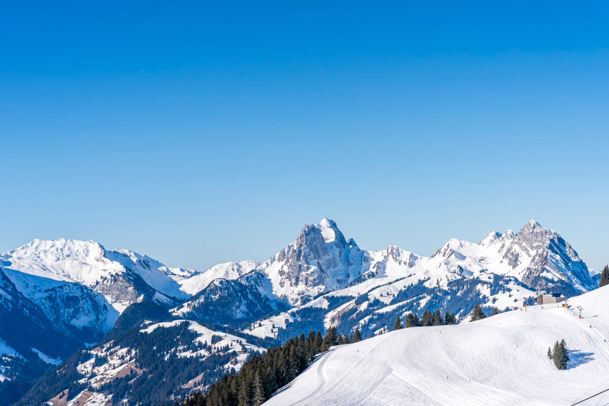 View of Saanenmöser ski area