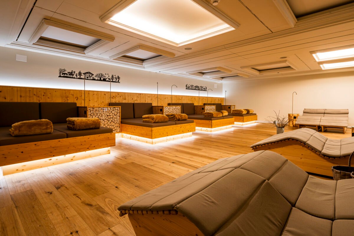 Relaxation room at Golfhotel Les Hauts de Gstaad & SPA