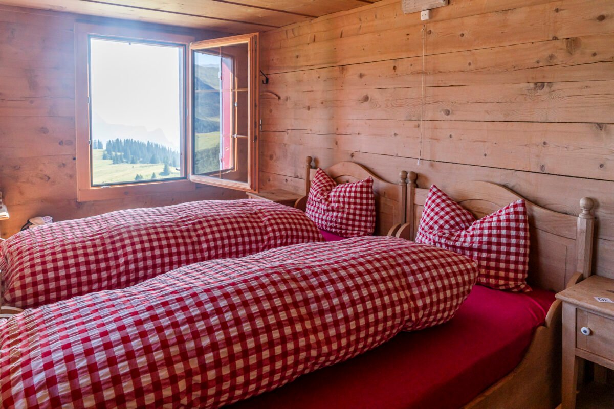 Double room at Schesaplana Hut