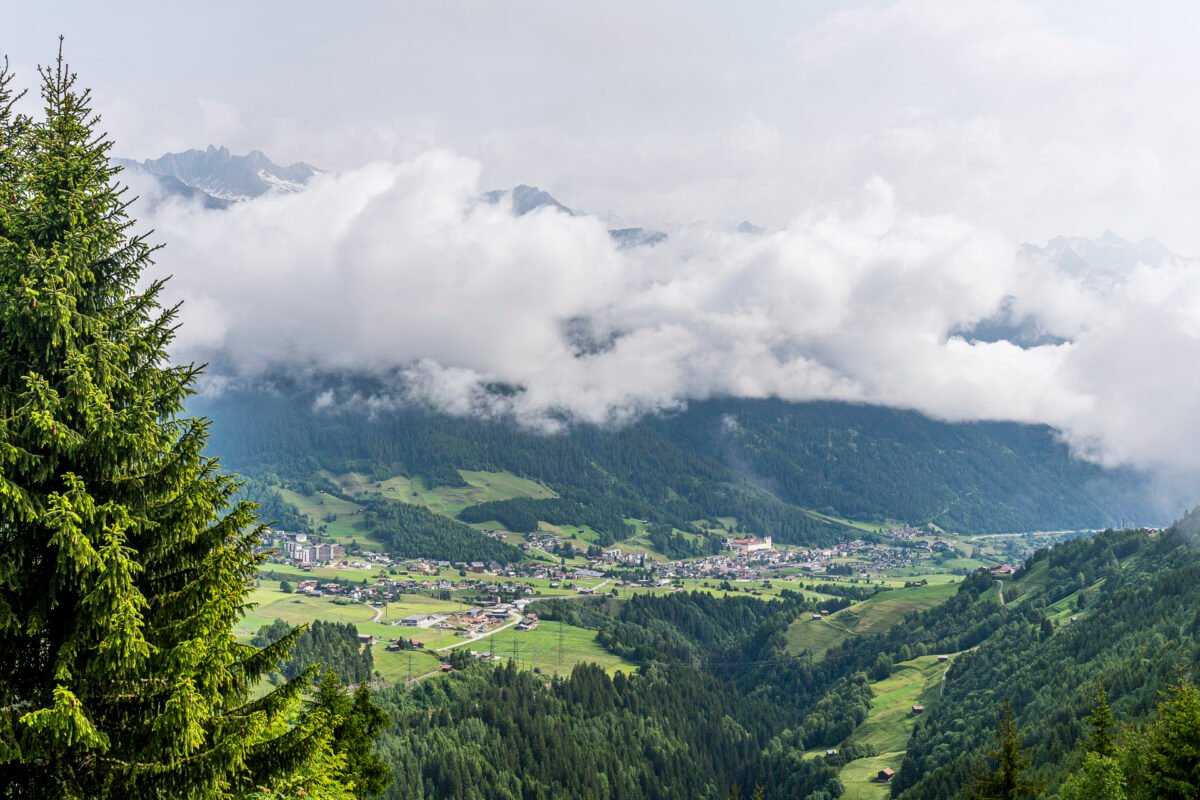 View of Disentis