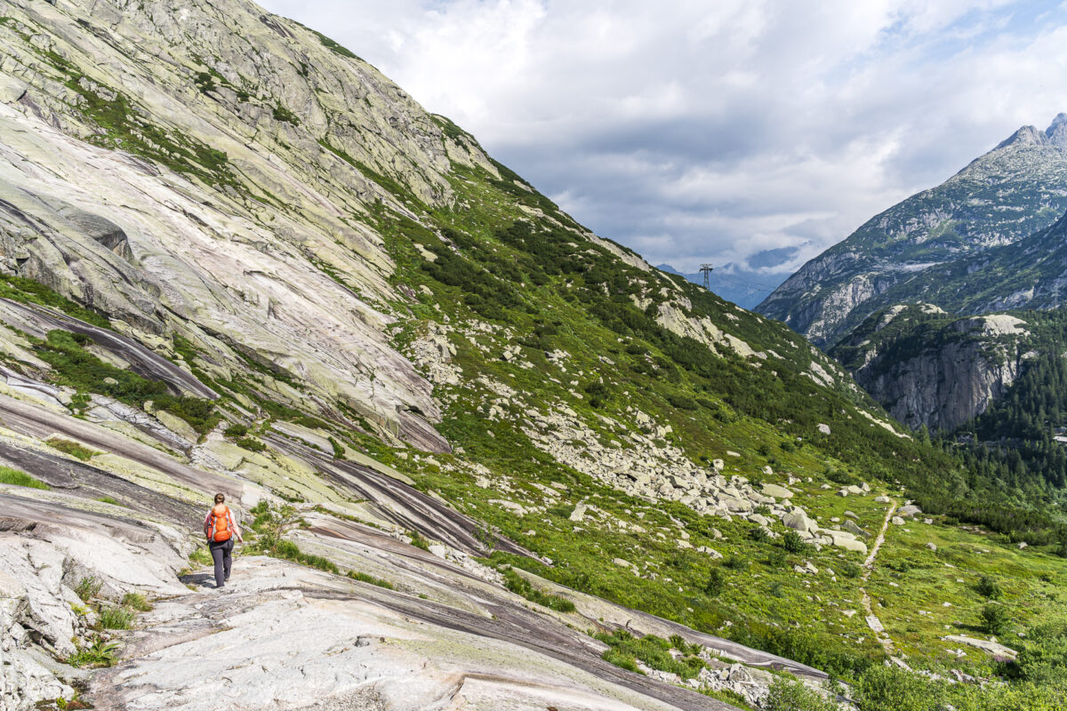 climbing area at Grimsel Pass