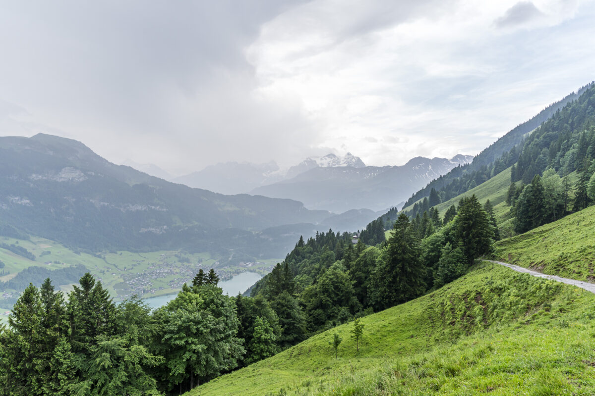 Rain front near Lungern