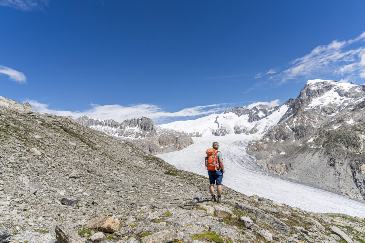 View of the Rhone Glacier