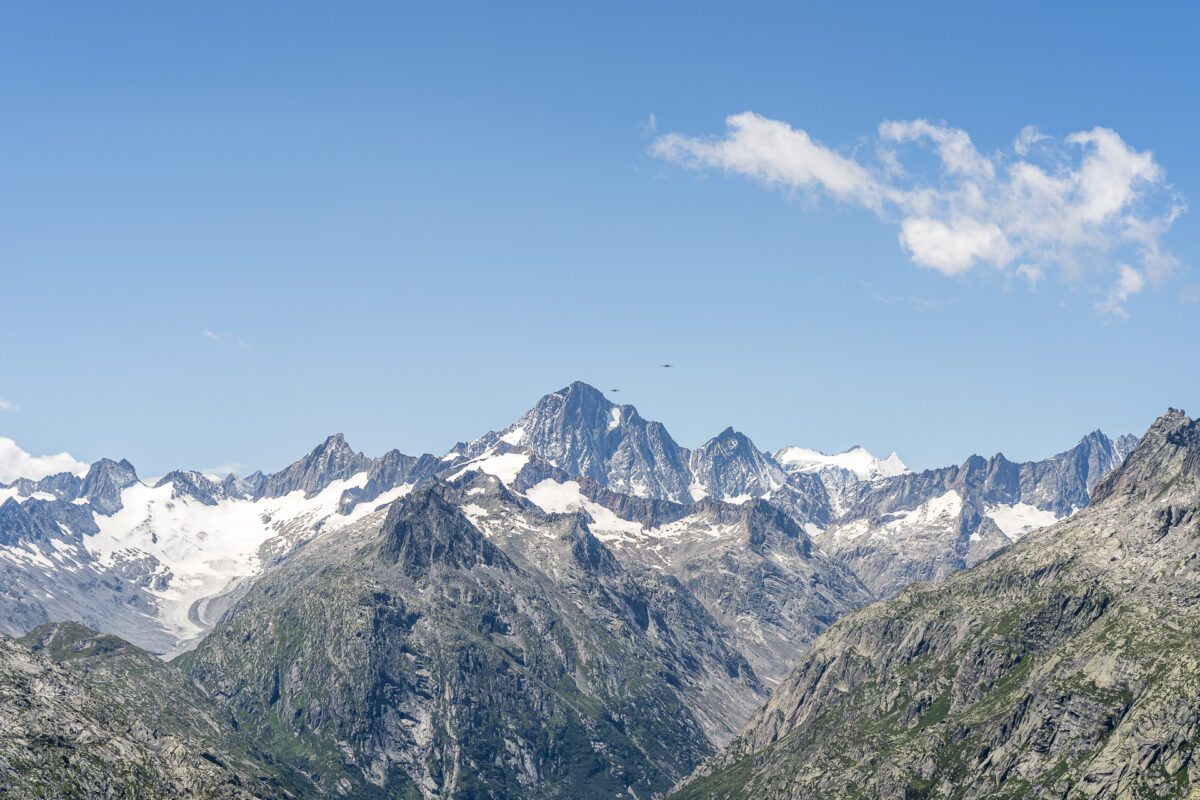 Mountain panorama Grimsel area
