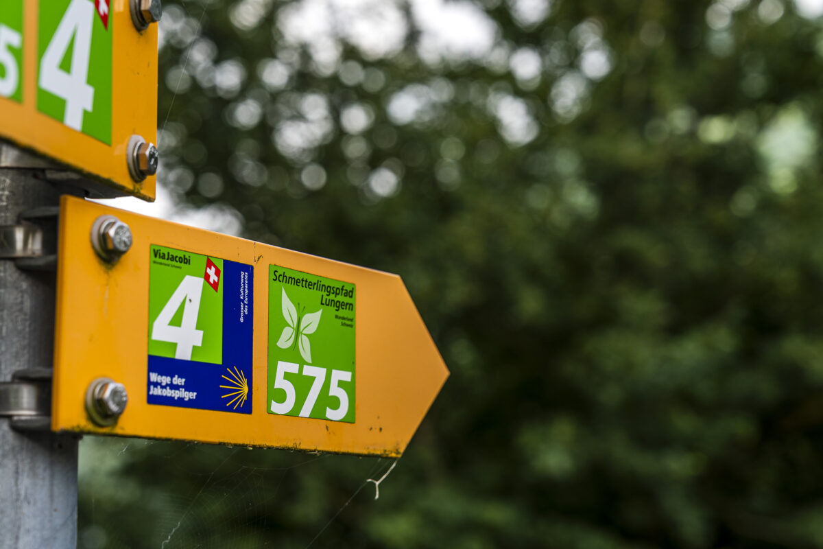 Butterfly Trail signpost