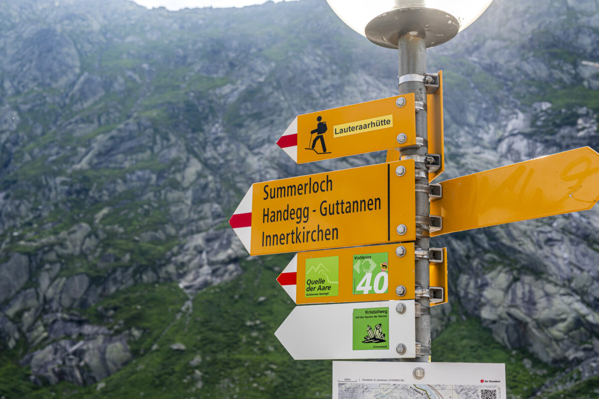 ViaSbrinz signpost
