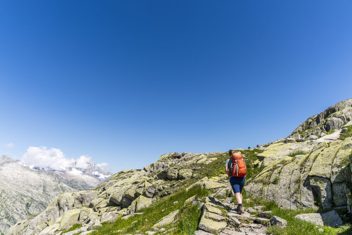 Hiking in the Grimsel area