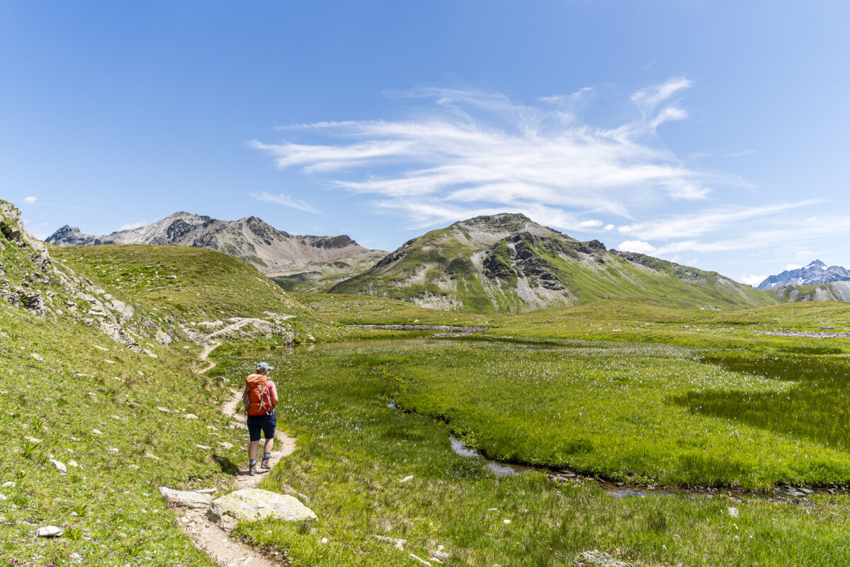 Septimer Pass trail