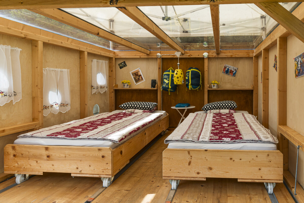 Schlafen im Schlafkäse