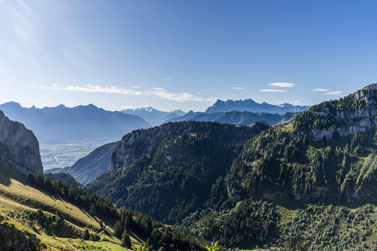View into the Rhone Valley