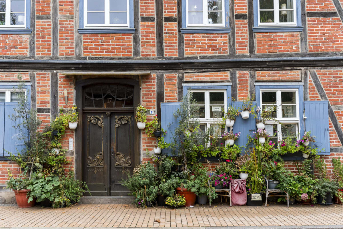Riegelbauten in der Altstadt Schwerin