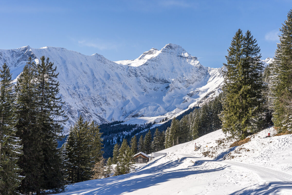 Winterwanderweg bei Elm