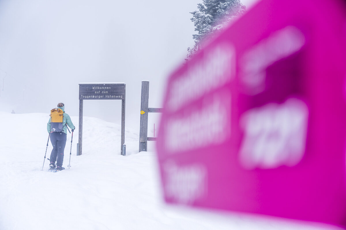 Alp Sellamatt snowshoe trail