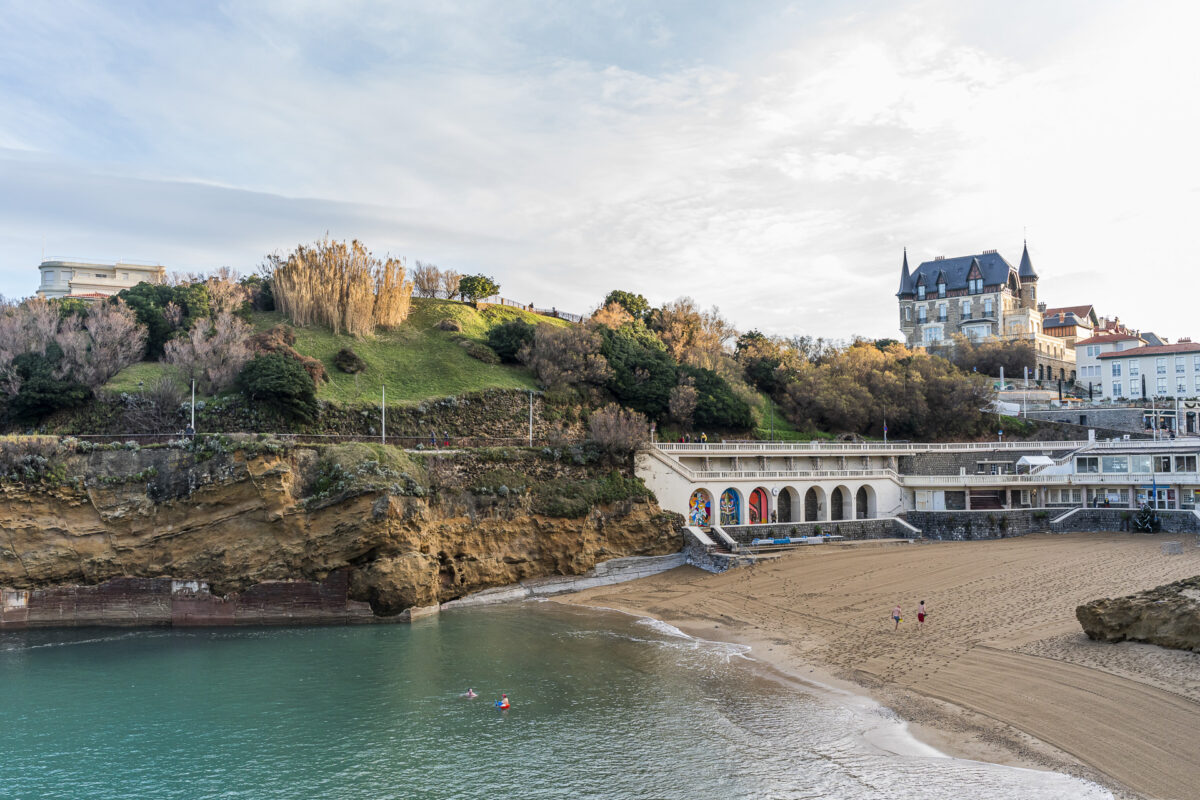 Biarritz old beach