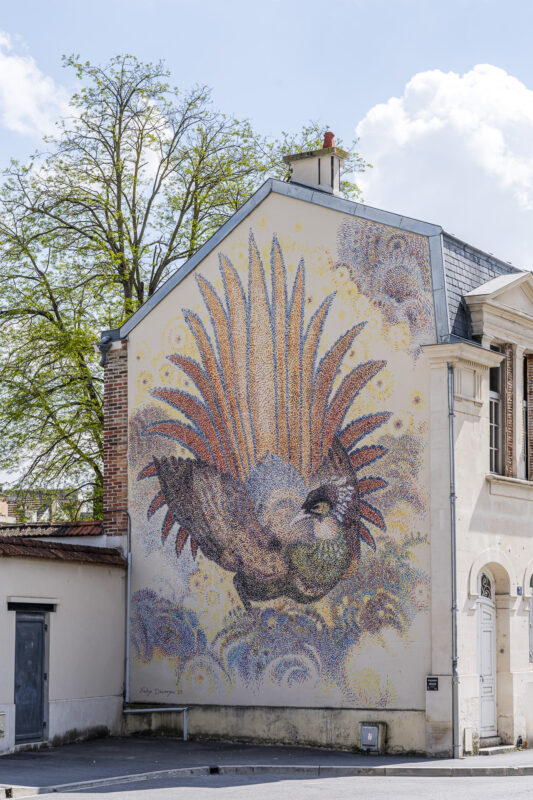 Reims Art Deco mural