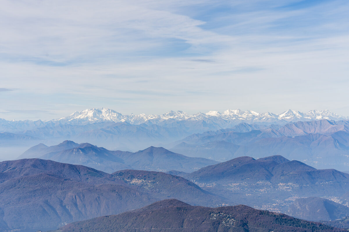 Panorama on Monte Generoso