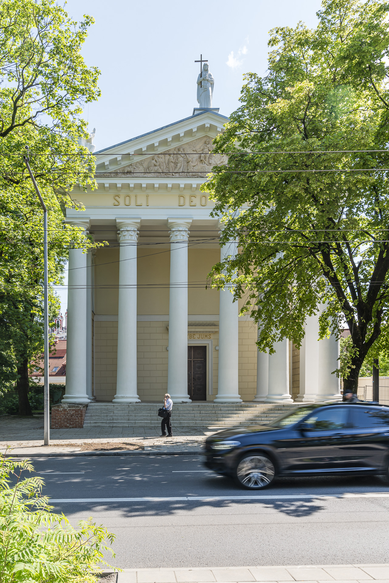 Neoclassical facades in Vilnius