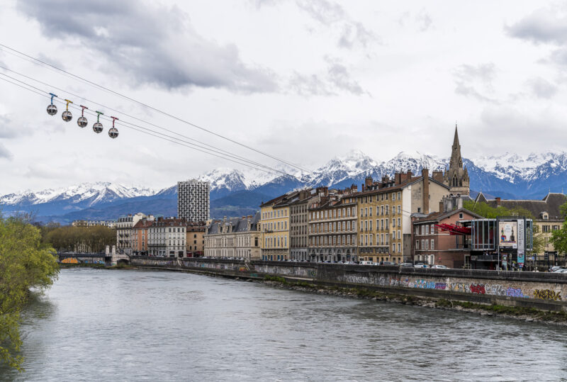 Bastille cable car Grenoble