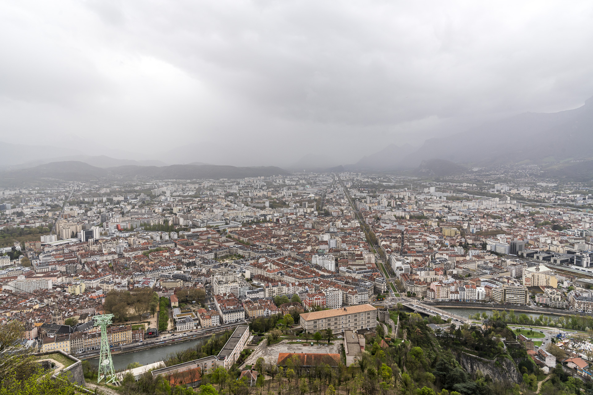 Vue sur Grenoble