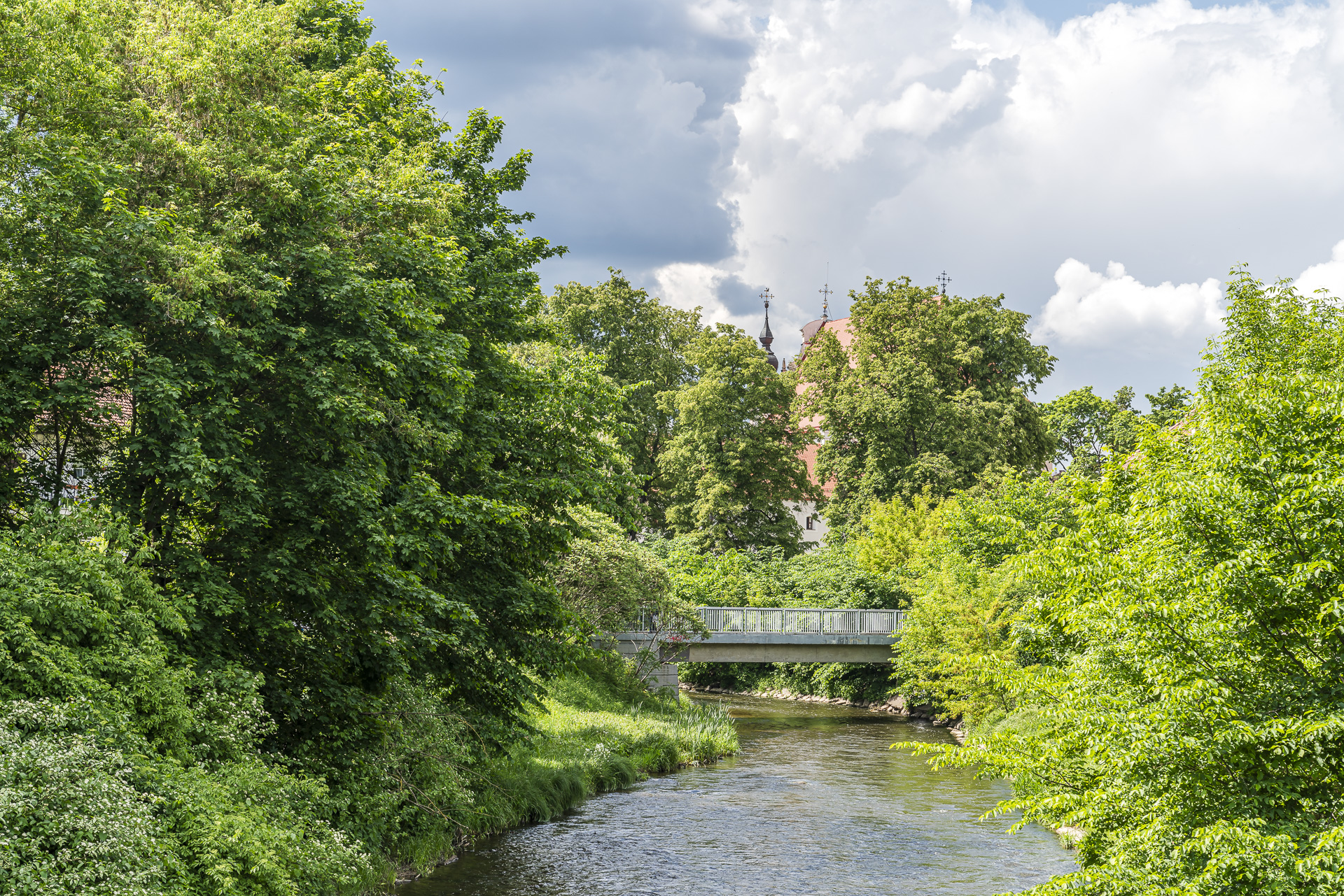 Green city center of Vilnius