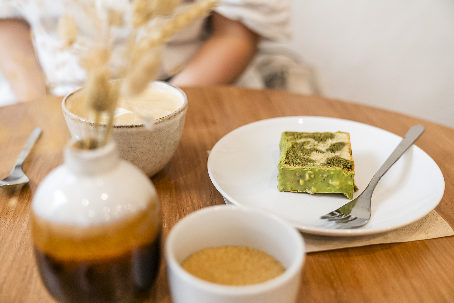 Gâteau matcha Bom Coffee