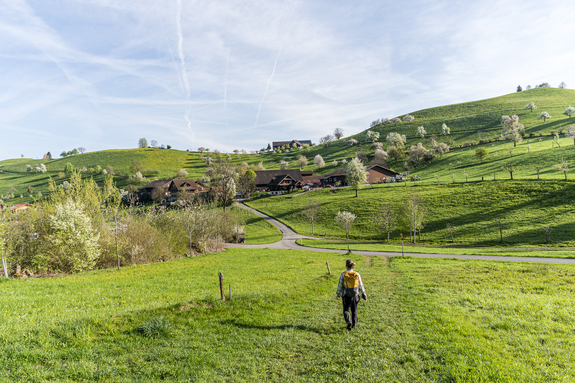 Trail from Menzingen to the Sihlsprung