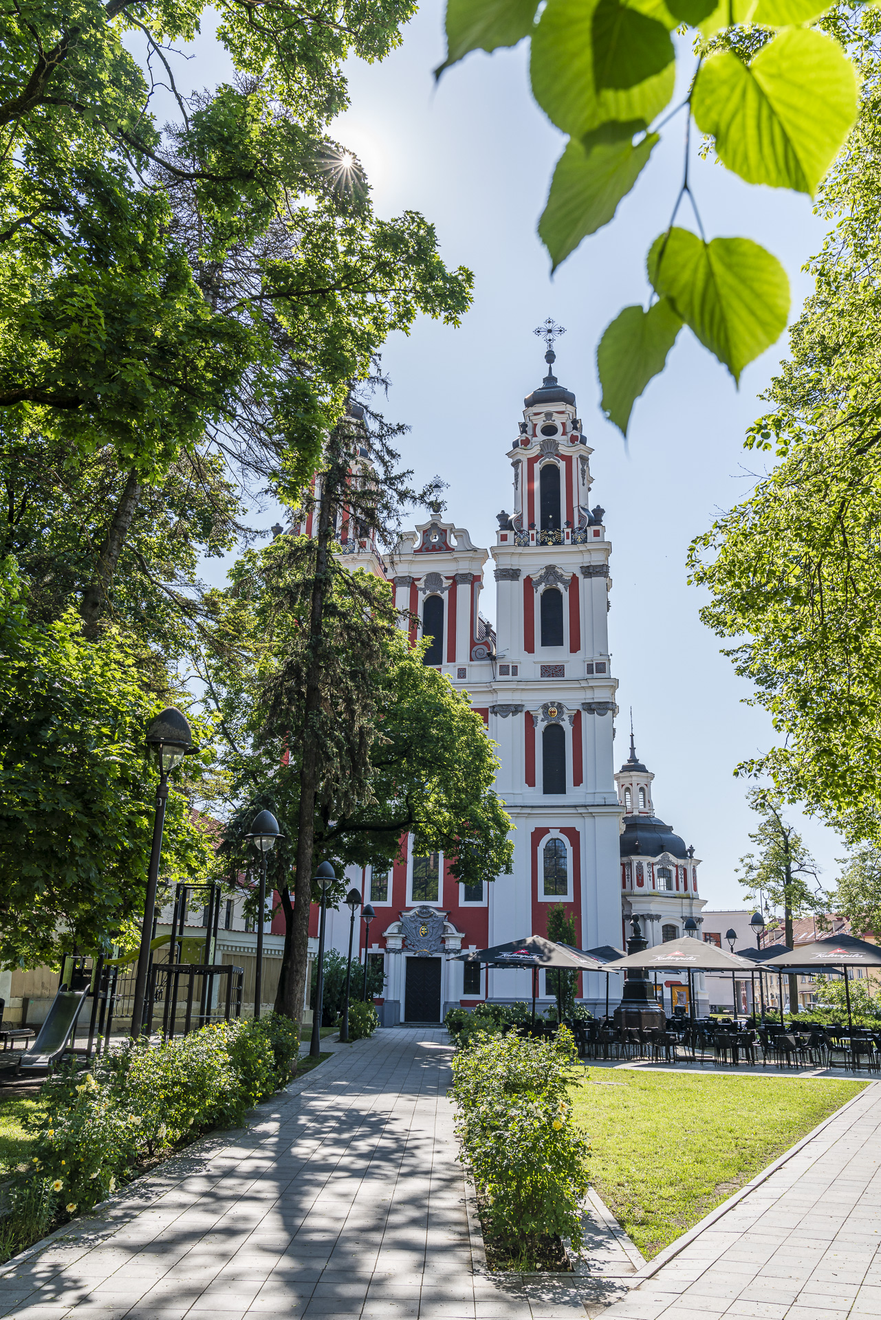 Baroque St. Catherine's Church in Vilnius