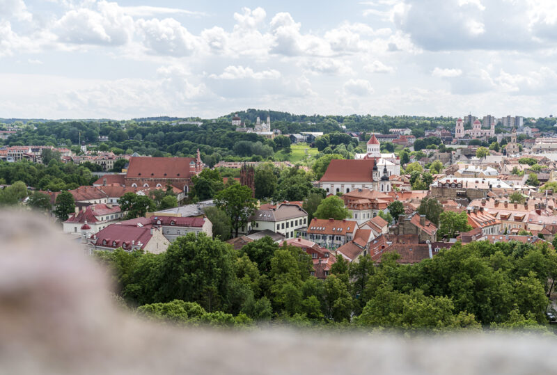 View over Vilnius Old Town