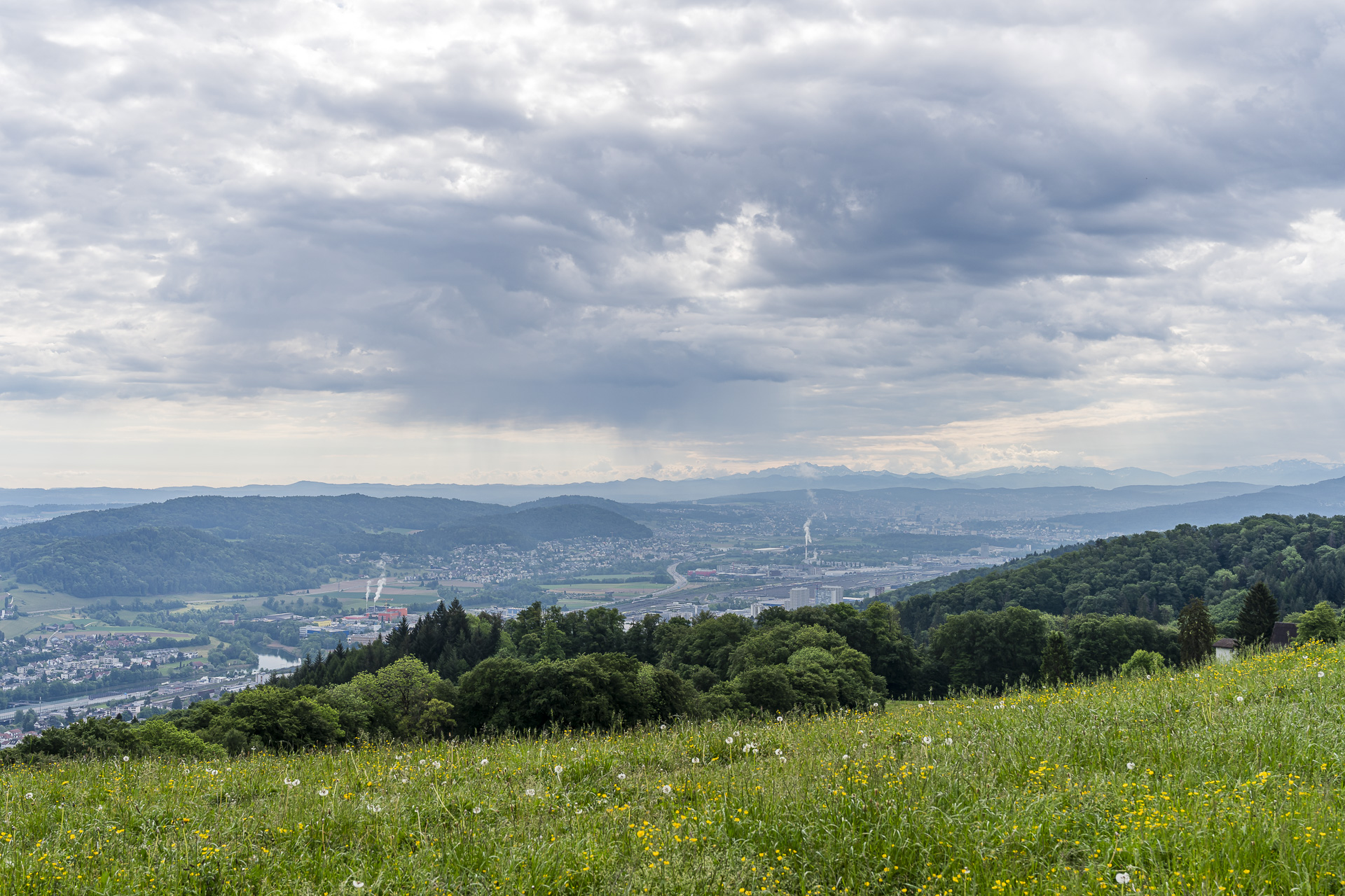 View into the Limmat Valley