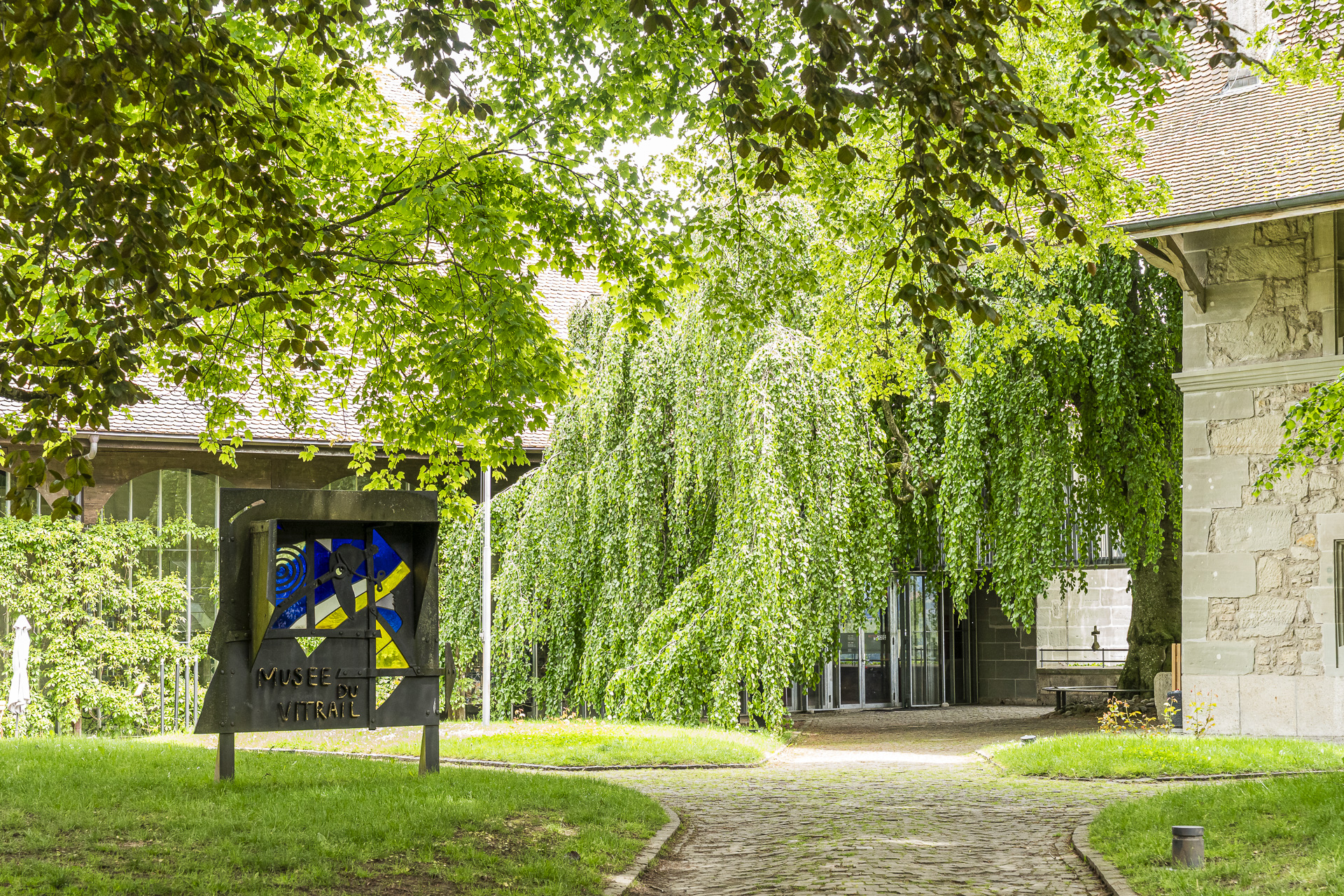 Romont entrance to the Vitromusée