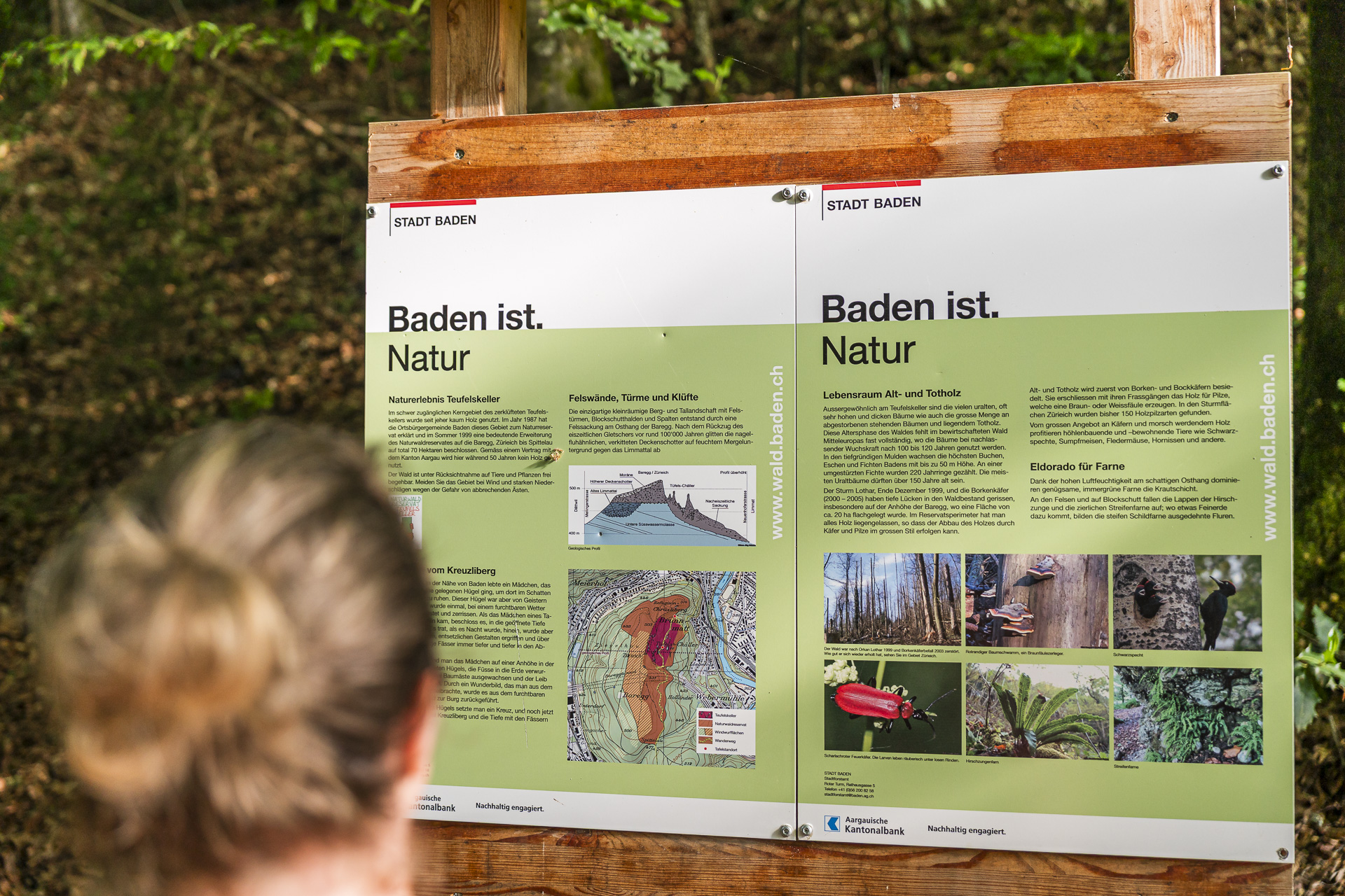 ‘Baden is Nature’ information sign