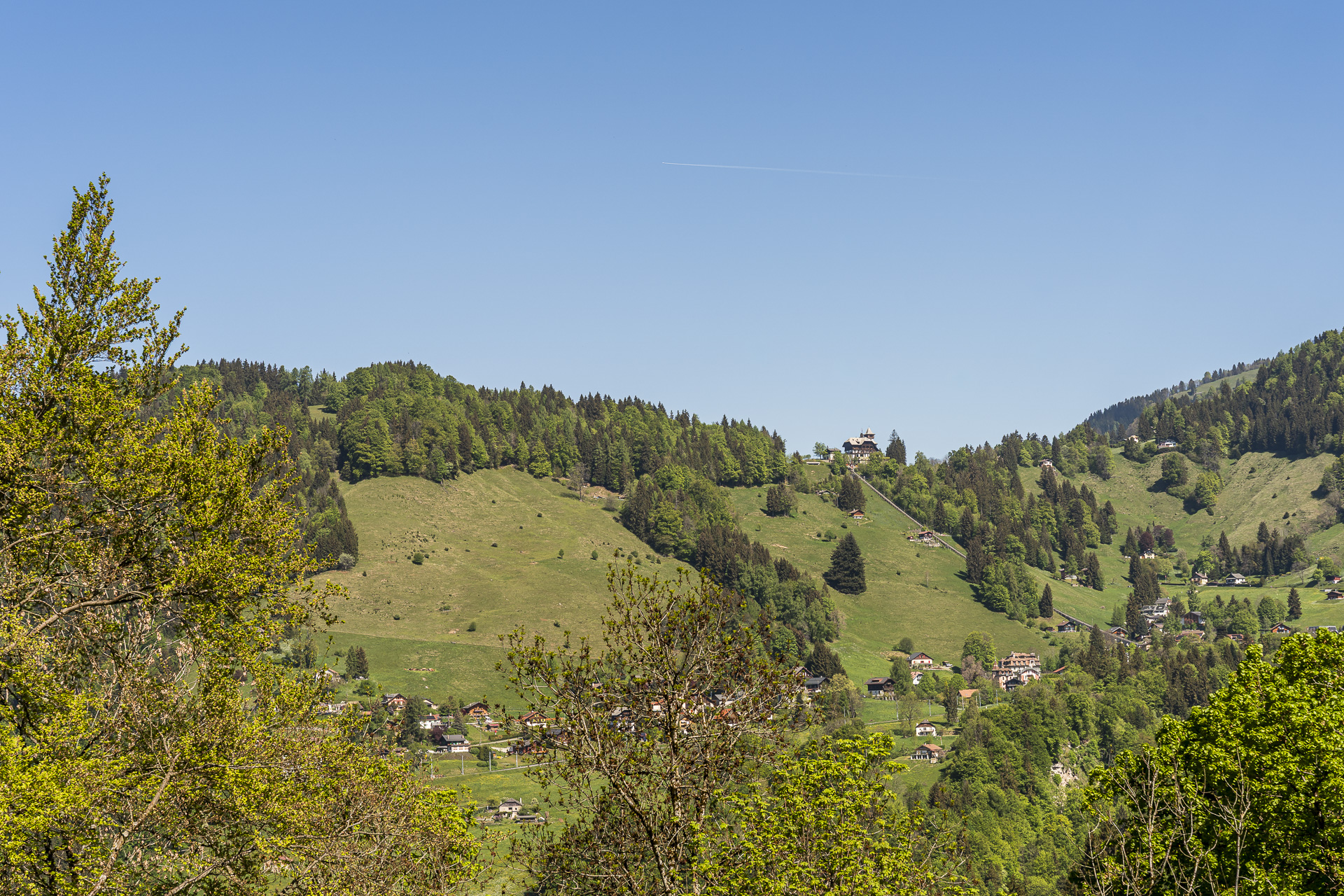 View from Glion towards Les Avants