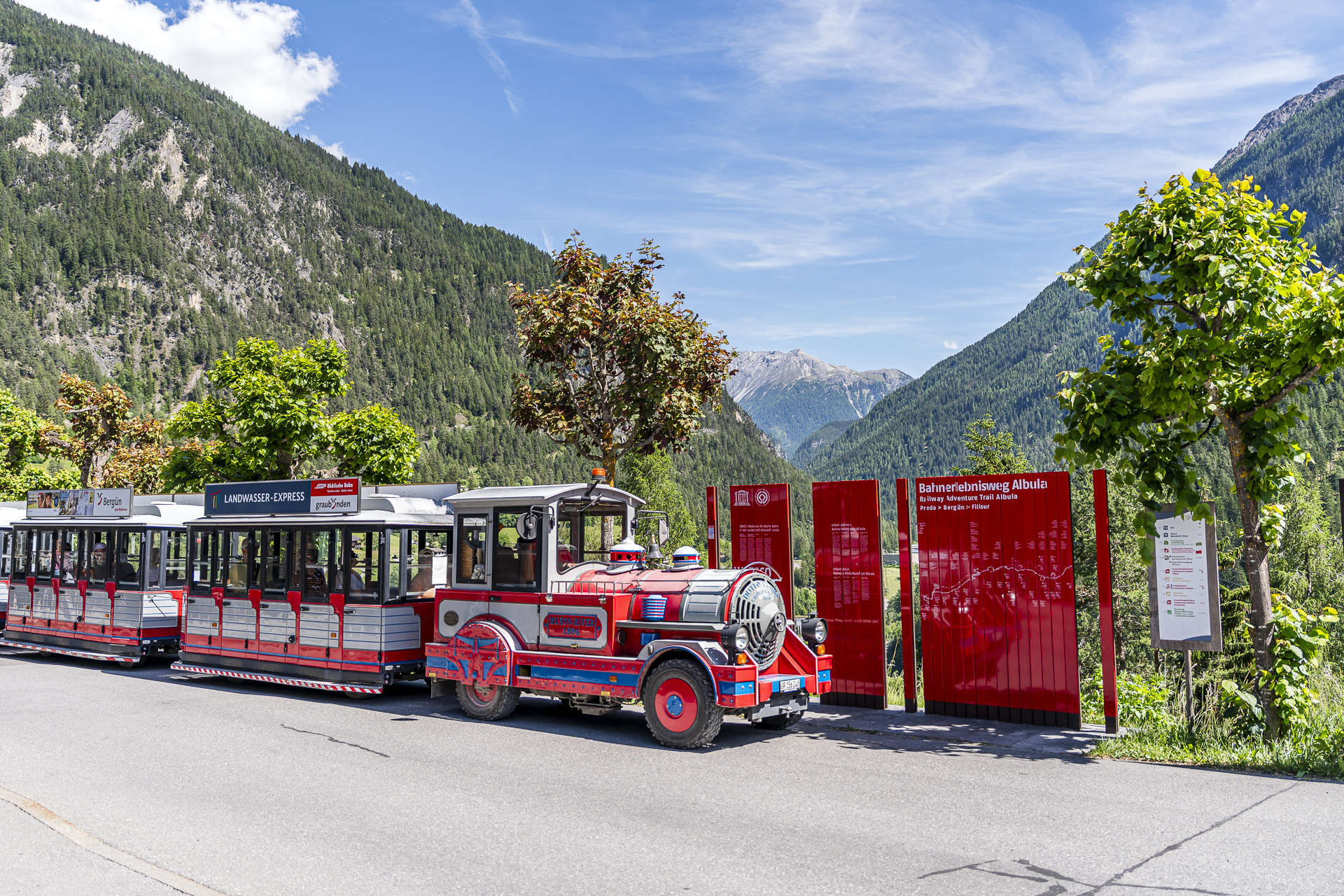 Landwasser-Express Bahnhof Filisur